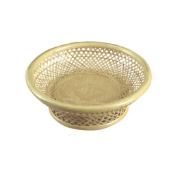 Weaved Bamboo Fruit Basket in Natural color