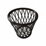 Natural Bamboo Laundry Basket in Beige