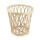 Natural Bamboo Laundry Basket in Beige