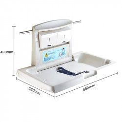 Luxury PP Plastic Folding Baby Diaper Changing Table Stations 1pc pack