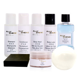 ALLY ZHENG Cobalt Blue Luxury Hotel Amenity Set