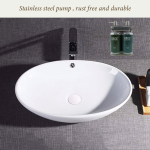 500ml Tamper-proof Stainless Steel Soap Liquid Dispenser