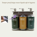 500ml Tamper-proof Stainless Steel Soap Liquid Dispenser