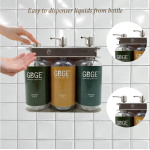 500ml Tamper-proof Stainless Steel Soap Liquid Dispenser