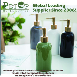 Concise Style Green Soap and Lotion Dispenser