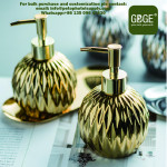 Luxury Ceramic Gold Soap Dispenser