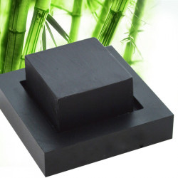 Natural Square Handmade Bamboo Charcoal  Soap 30g to 100g
