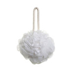 Plastic Flower Loofah Sponge Pure Color Shower Puff