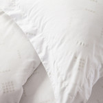 JOSHUA Cotton Bedding Set with Small Silver Check Printing 300TC 10pcs pack