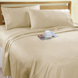 JOSHUA 350T Natural Greige Cotton Bed Sets