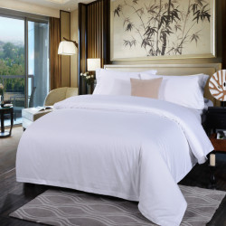 JOSHUA Luxury 500T Combed Cotton White Bedding Sets