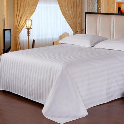 3cm Satin Stips Cotton Duvet Cover 250TC 10pcs pack