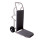 Elegant Gray Stainless Steel Lobby Luggage Cart 2pcs pack