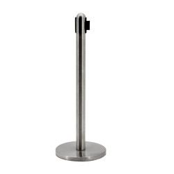 Stainless Steel Hotel Stanchion with Retractable Belt 12pcs pack