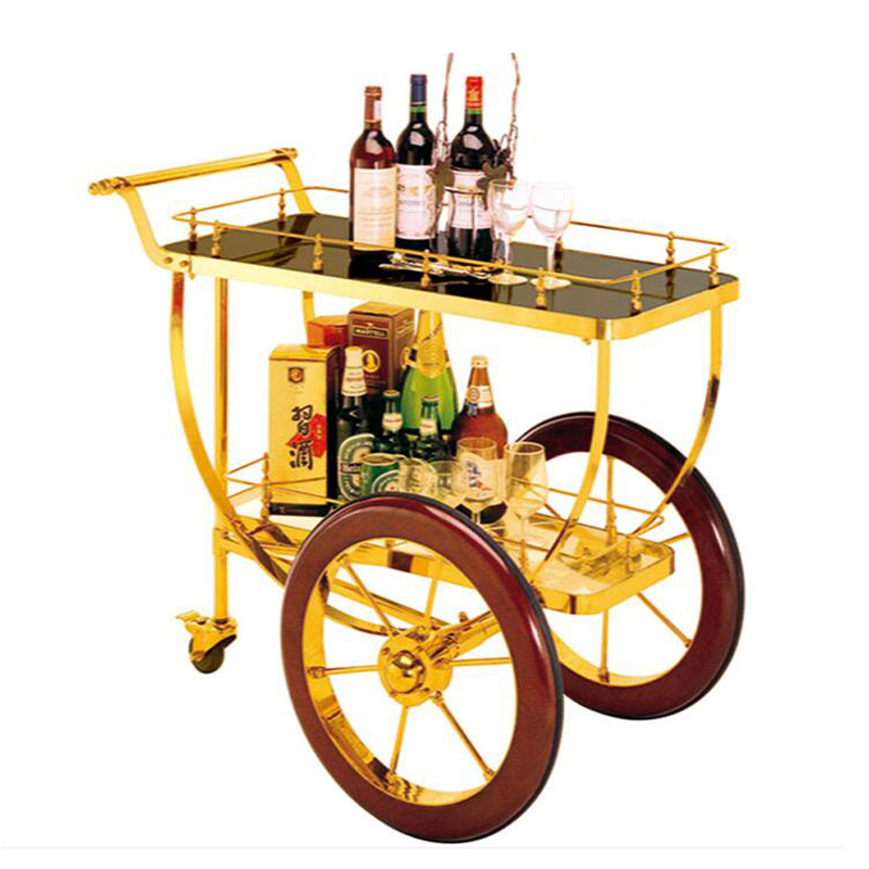 Titanium Beverage Service Cart