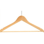 Anti Stolen Wooden Male Hanger 24pcs pack