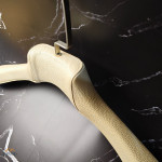 Premium Faux Leather Wrapped Hangers for Suits, Coats, Jackets in Hotels