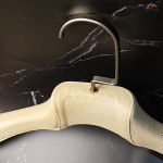Premium Faux Leather Wrapped Hangers for Suits, Coats, Jackets in Hotels