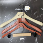 Premium Faux Leather Wrapped Hangers for Suits, Coats, Jackets, Pants in Hotels Premium Faux Leather Wrapped Hangers for Suits, Coats, Jackets, Pants in Hotels