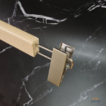 Luxury Leather Trouser Hangers with Adjustable Anti-Scratch Clips for Premium Hotel Guest Room Luxury Leather Trouser Hangers with Adjustable Anti-Scratch Clips for Premium Hotel Guest Room