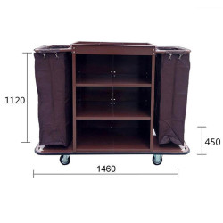 Factory Direct Sell Wholesale Metal Housekeeping Trolley 1PC Door Delivery