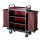 Three Layers Double Pockets Housekeeping Trolley