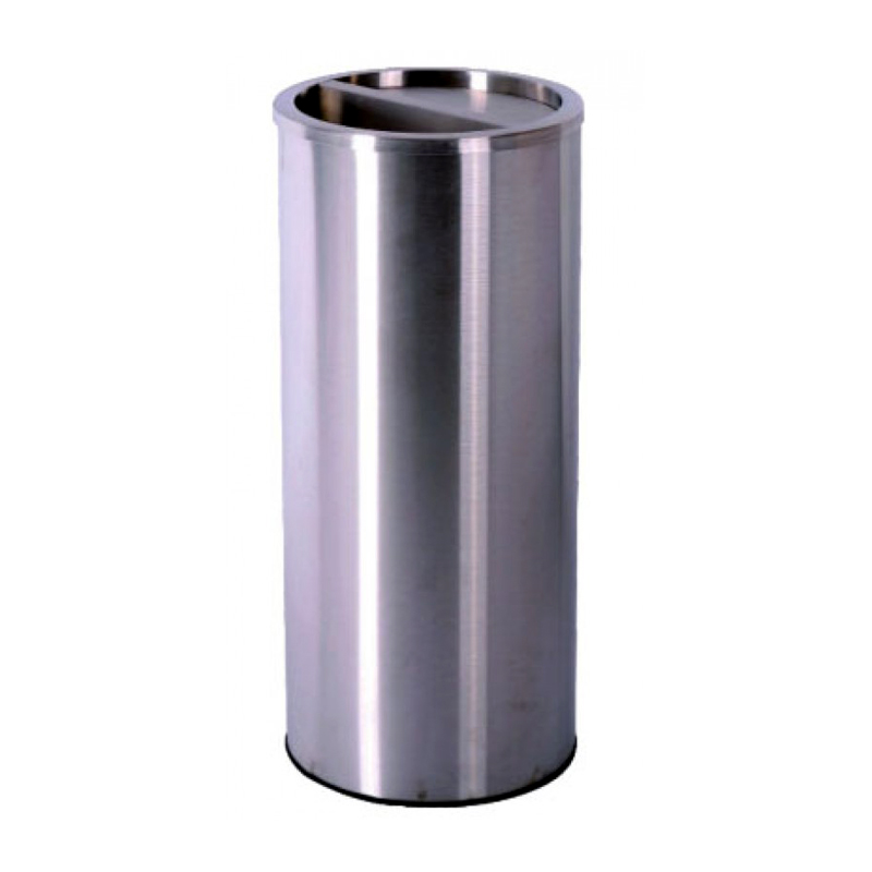 Brushed 201 Stainless Steel Rubbish Bin 1pc pack