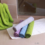 Antislip Absorbent Bathroom Mats Cotton Hotel Bath Mat