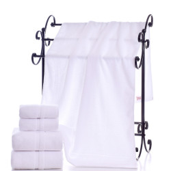 Antibacterial White Soft Cotton Bath Towel For Hotel