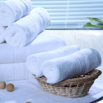 Star Hotel 16S Cotton Dobby Jacquard Bath Towel 40pcs pack