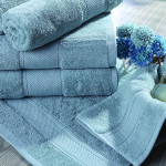 Star Hotel 16S Cotton Yarn Dyed Dobby Jacquard Bath Towel 40pcs pack