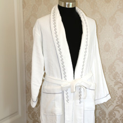 Cotton mixed Polyester Single Velvet Bathrobe 20pcs pack