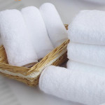 16S  plain weave Cotton Face Towel 300pcs pack
