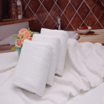 32S Double Yarn Plain Wave Cotton Hand Towel 150pcs pack