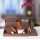Star Hotel Luxury Splicing Brown PU Leather Set