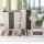 Star Hotel Business Double Color Wood Grain Splicking PU Leather Set