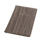 High Class Brown Wood Grain PU Leather Set