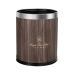 High Class Brown Wood Grain PU Leather Set