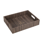 High Class Brown Wood Grain PU Leather Set
