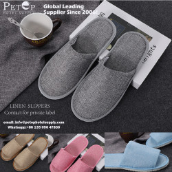 Disposable Hotel Linen Slippers