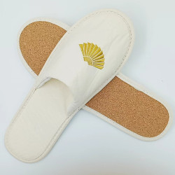 Sustainable Cotton Hotel Slippers