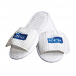 Waffle Slipper with Fastening Tape Waffle Slipper with Fastening Tape