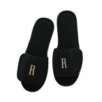 Waffle Slipper with Fastening Tape Waffle Slipper with Fastening Tape