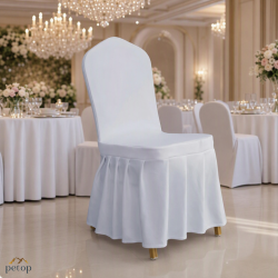 Classic Spandex Chair Cover, Universal Fitted Wrinkle Free Washable Banquet Chair Slip Covers for Wedding Party Dining Banquet