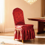 Elegant Pleated Jacquard Chair Cover for Banquet Wedding Hotel Events Decorations Various Colors for Option Elegant Pleated Jacquard Chair Cover for Banquet Wedding Hotel Events Decorations Various Colors for Option