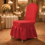 Elegant Pleated Jacquard Chair Cover for Banquet Wedding Hotel Events Decorations Various Colors for Option Elegant Pleated Jacquard Chair Cover for Banquet Wedding Hotel Events Decorations Various Colors for Option