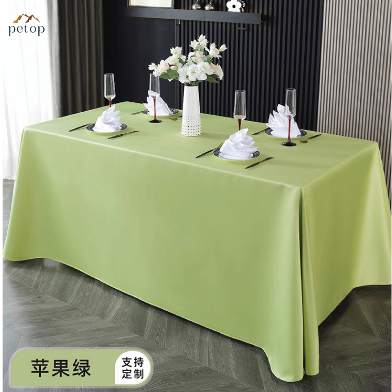 Luxury Double-face Satin Tablecloth Smooth Glossy Finish Perfect for Conference Room, Business Meeting Luxury Double-face Satin Tablecloth Smooth Glossy Finish Perfect for Conference Room, Business Meeting