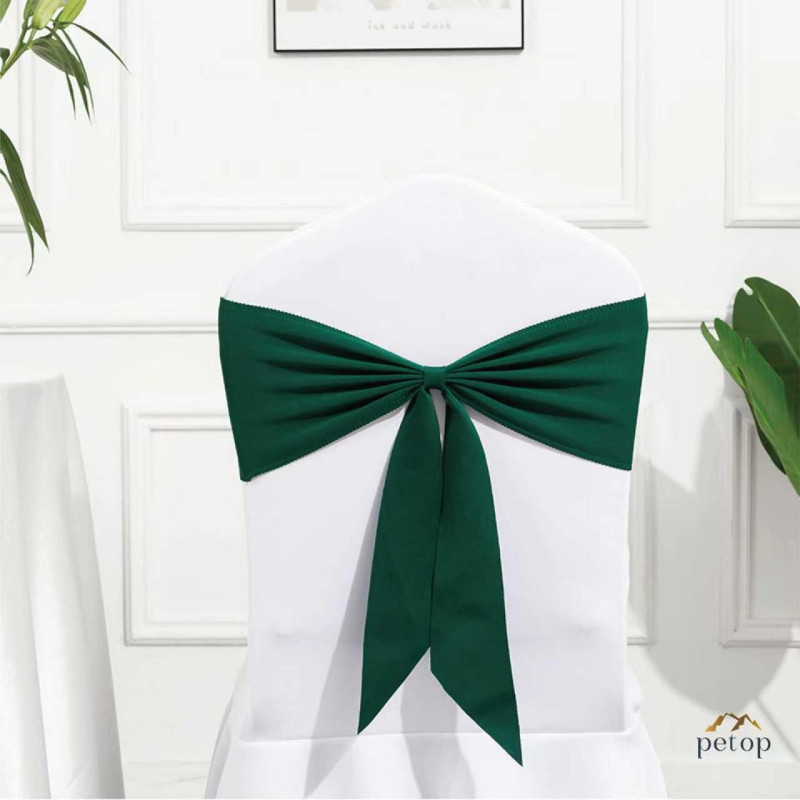 Minimalist Style Spandex Chair Sashes Ties Multi-color Options Universal Fit for Banquet Wedding Chairs Minimalist Style Spandex Chair Sashes Ties Multi-color Options Universal Fit for Banquet Wedding Chairs