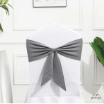 Minimalist Style Spandex Chair Sashes Ties Multi-color Options Universal Fit for Banquet Wedding Chairs Minimalist Style Spandex Chair Sashes Ties Multi-color Options Universal Fit for Banquet Wedding Chairs