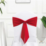 Minimalist Style Spandex Chair Sashes Ties Multi-color Options Universal Fit for Banquet Wedding Chairs Minimalist Style Spandex Chair Sashes Ties Multi-color Options Universal Fit for Banquet Wedding Chairs
